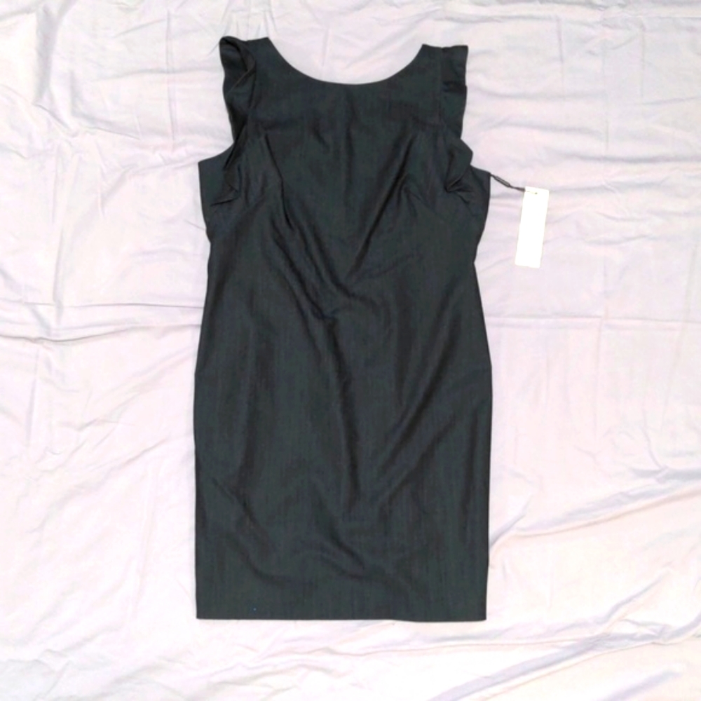 Calvin Klein - Navy Blue Stretch Material Dress
